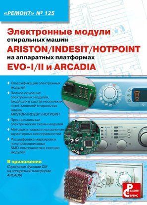 Електронні модулі пральних машин INDESIT/ARISTON/HOTPOINT на апаратних платформах EVO-I/II, ARCADIA 54520655 фото